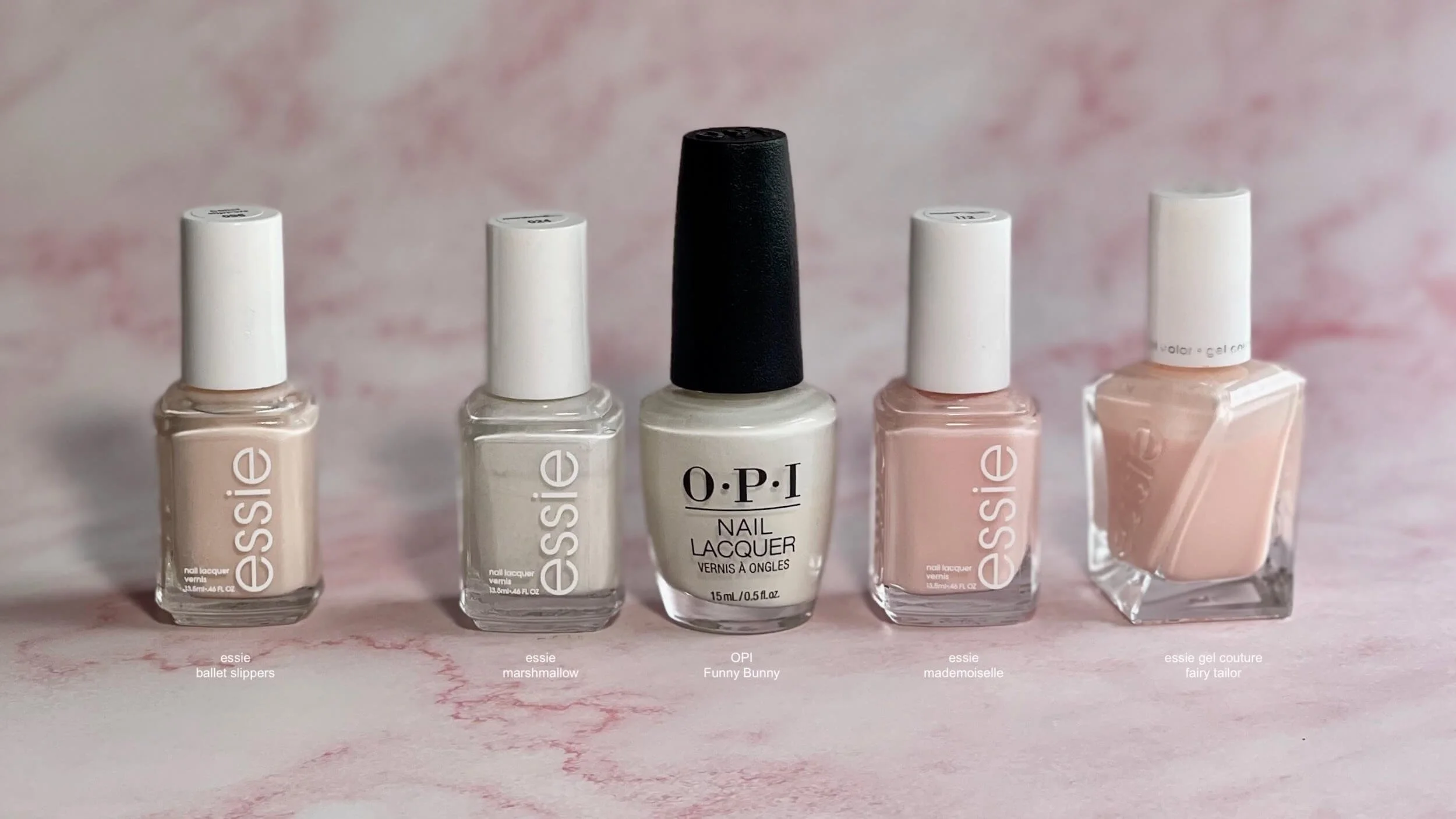 Ballet slipper 2025 nail polish